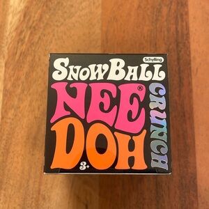 100% Auth NeeDoh Snowball  Crunch Squish Toy